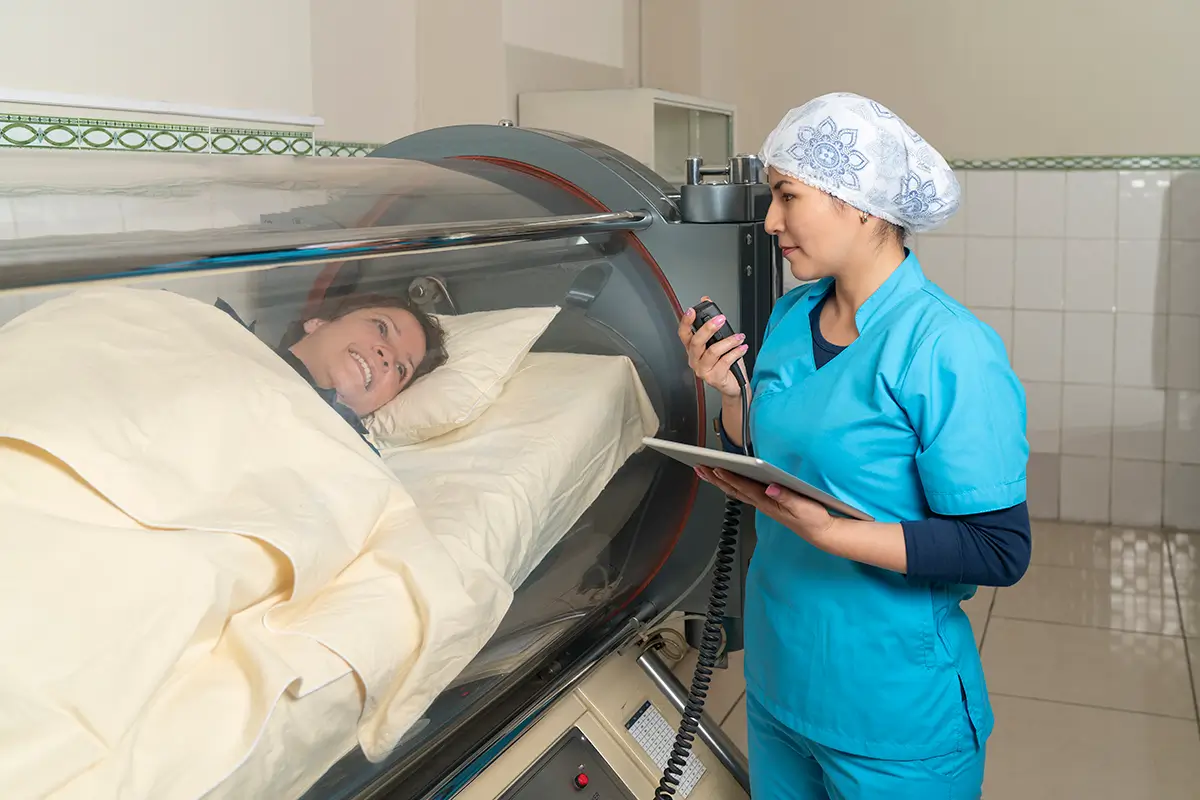 HBOTQ — hyperbaric oxygen therapy for non-healing wounds